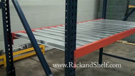 Corrugated Steel Pallet Rack Decking 800-763-9020 - YouTube