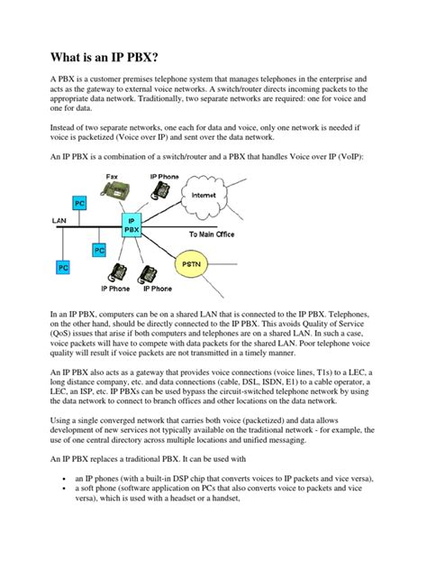 An Overview of IP PBX Systems: Functions, Advantages, Standards, and ...