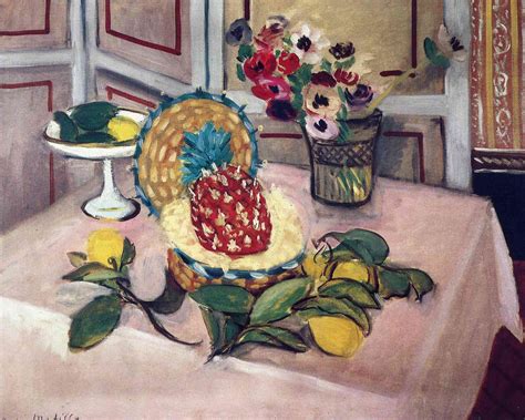 Still LIfe, Pineapples, Lemons, 1925 - Henri Matisse - WikiArt.org