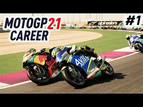 MotoGP 21 Career Mode Pt 1 - HUGE CRASHES IN FP1 QATAR! (MotoGP 21 ...