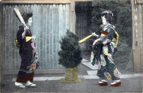 Hanetsuki (Japanese Badminton), New Year’s cards, 1910 & 1939. | Old TokyoOld Tokyo