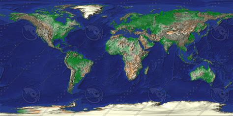 3 D Topographic Map Of The World – Topographic Map of Usa with States