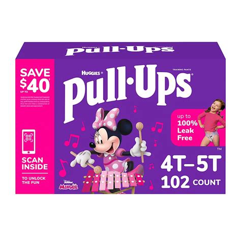 Huggies Pull-Ups Girl's Training Pants - BJs Wholesale Club