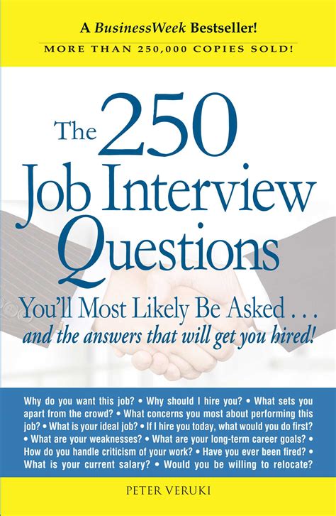 The 250 Job Interview Questions | Book by Peter Veruki | Official Publisher Page | Simon & Schuster