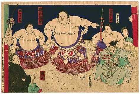 Sumo Wrestlers - artelino