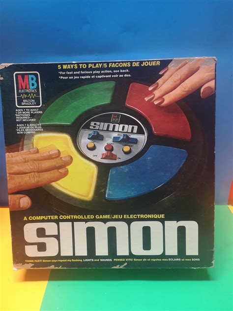 Vintage Simon Electronic Game Computer Controlled Simon Game | Etsy