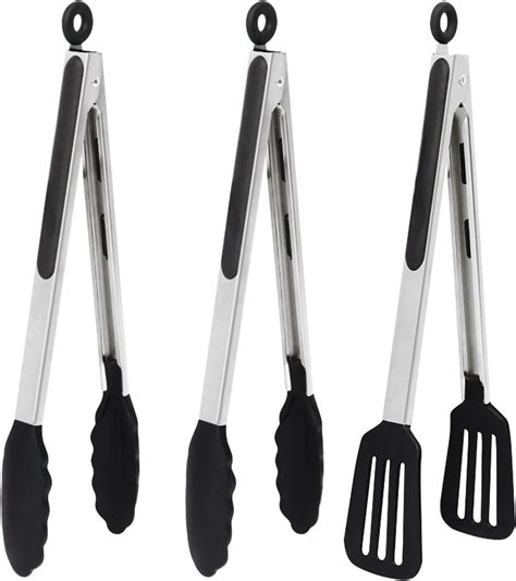 Amazon.com: Serving Tongs Kitchen Tongs - Heat Resistant, Premium ...