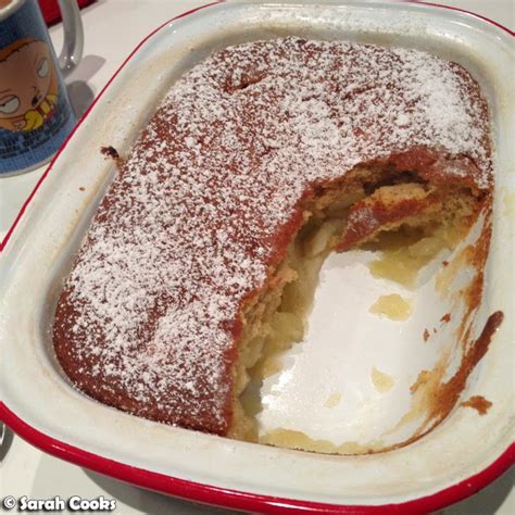 Sarah Cooks: Apple Sponge Pudding