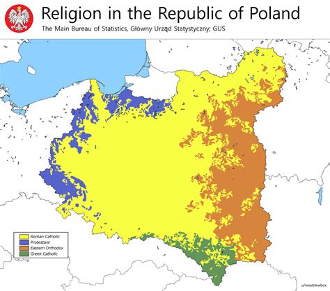 Religion in the Second Polish Republic, 1934. | Map, Cartography map, Historical maps