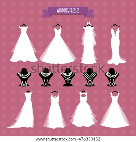Wedding Bride Accessories Clothes Store Wedding Stock Vector 477316726 ...