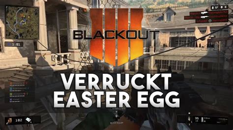 BLACK OPS 4: BLACKOUT Verruckt Zombies Easter Egg - YouTube