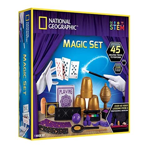 NATIONAL GEOGRAPHIC Kids Magic Set - 45 Magic Tricks for Kids to Perform with Step-by-Step Video ...