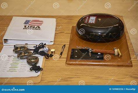 Youth Boxing Bell Timer Table Editorial Photo - Image of chiming, timers: 169883226