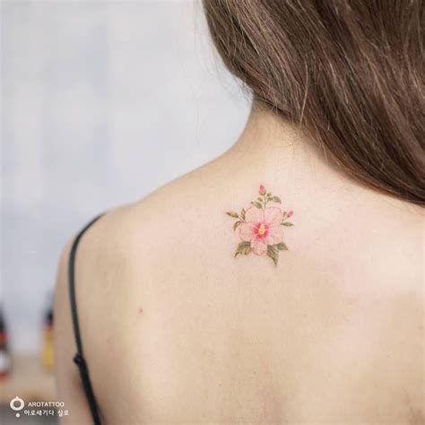 korean national flower tattoo - lineartdrawingsanimeillustrations