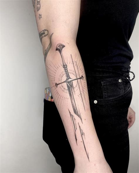 Berker Ozekmek on Instagram: “•Anduril for Yessie• •be****@*****• • •• ••• •• • #tattoo #tattoos ...