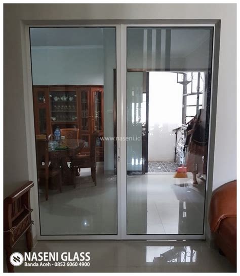 Pintu Geser Aluminium Pintu Untuk Ruang Sempit - Aluminium Aceh