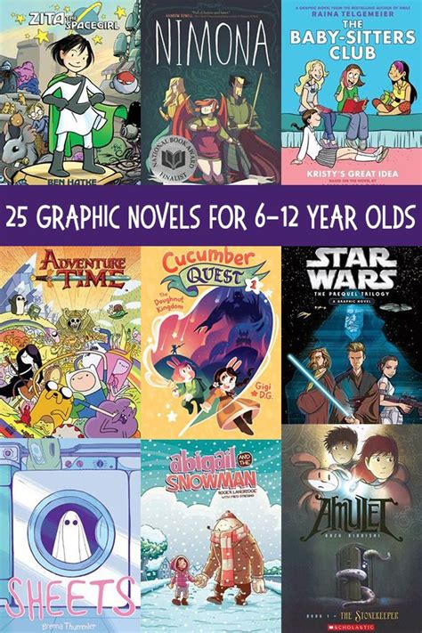 25 Best Graphic Novels for Kids Aged 6 to 12 Year Olds | Graphic novel, Novels, Chapter books