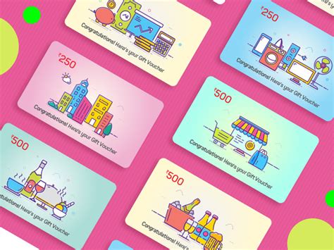 Gift Card Illustration by Vikrant Chavan on Dribbble