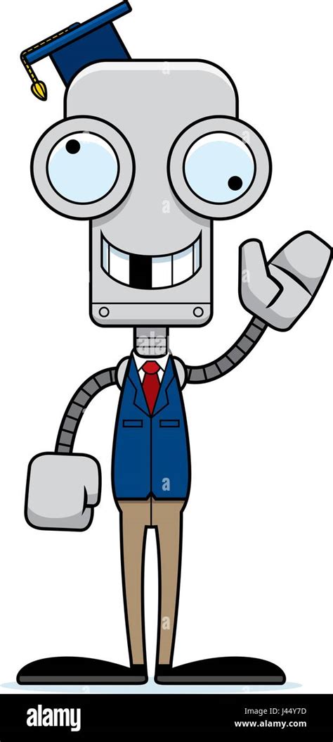 A cartoon teacher robot looking silly Stock Vector Image & Art - Alamy