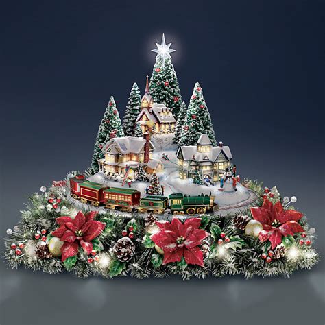 Thomas Kinkade Christmas Centerpieces • Comfy Christmas