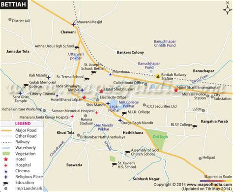 Bettiah City Map