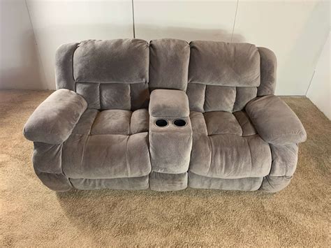 Used Gray Recliner Loveseat | OneUp Furniture | Philadelphia, PA