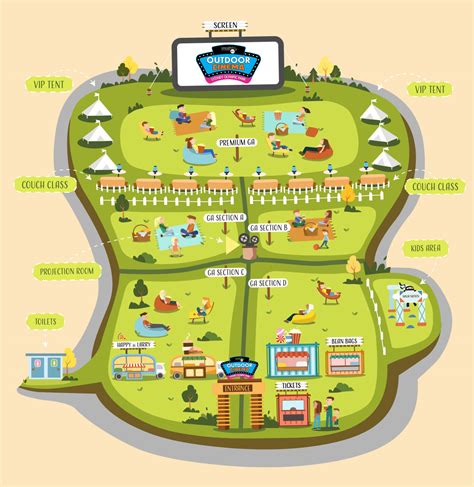 CINEMA MAP - Outdoor Cinema at Sydney Olympic Park