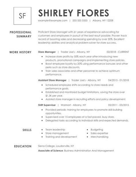 Microsoft Word Resume Template & Example [Free Download]