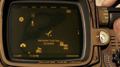 Fallout 4 Red Rocket Truck Stop Map