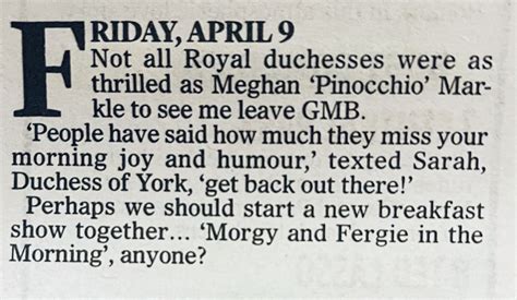 Piers Morgan on Twitter: "From my Mail on Sunday diary today... my next job? 👇…