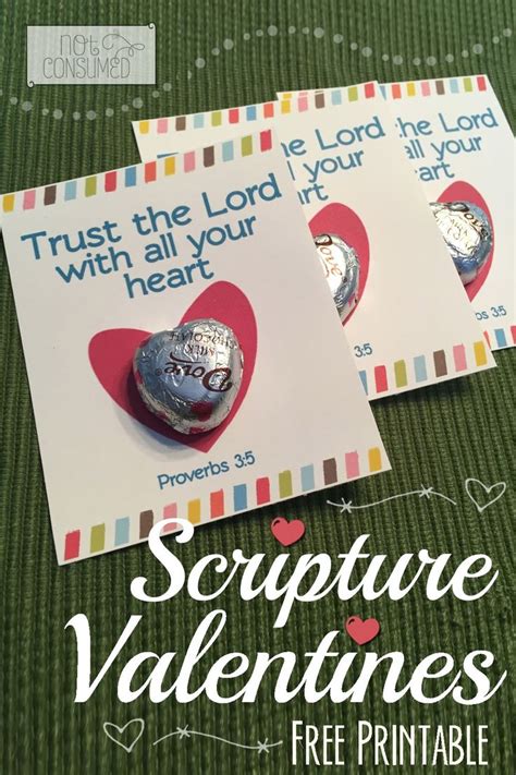 10 Easy Valentine's Day Bible Verse Printables | Valentines scripture ...