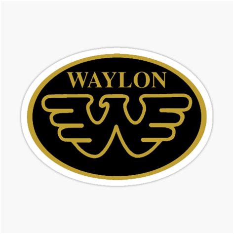 Waylon Jennings sticker VINYL DECAL Outlaw Country Music Honky Tonk ...