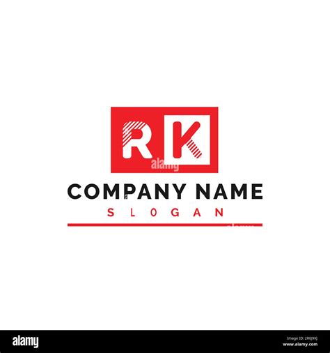 RK Logo Design. RK Letter Logo Vector Illustration - Vector Stock ...