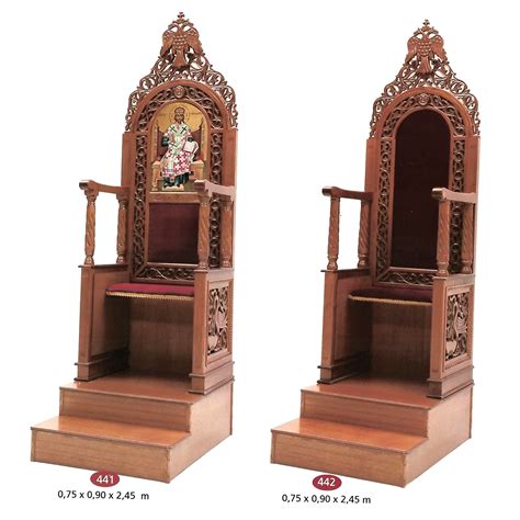 Orthodox Bishop Throne, 1 – Holy Archangel Candles