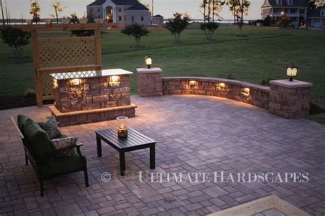 lighted patio pavers | pavers, patio, lighting www.ultimatehardscapes.com | Patio, Outdoor patio ...