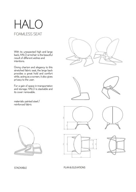 HALO - foamless chair 2017 :: Behance