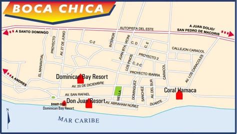 Boca Chica Map