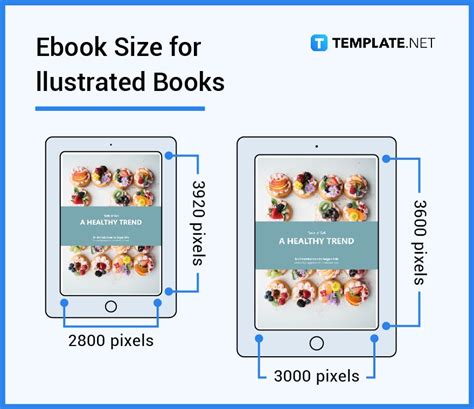 Ebook Size - Dimension, Inches, mm, cms, Pixel | Free & Premium Templates