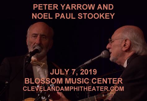 Peter Yarrow & Noel Paul Stookey Tickets | 7 July 2019 | Blossom Music Center