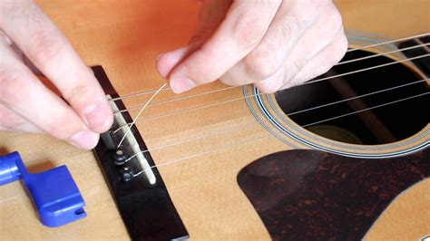 How to Change an Acoustic Guitar String, EASY! - YouTube