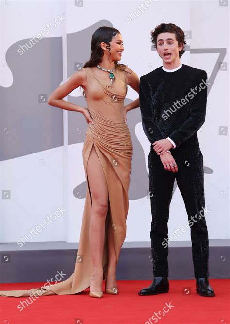 Zendaya Timothee Chalamet Editorial Stock Photo - Stock Image ...