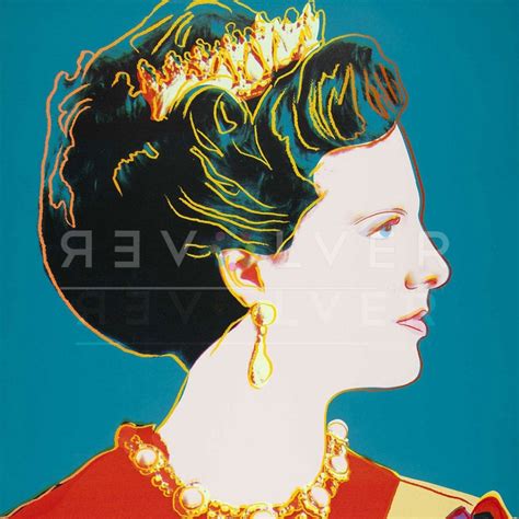 Queen Margrethe II of Denmark 344 - Andy Warhol