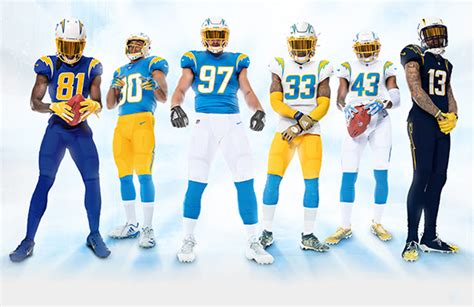 The Los Angeles Chargers new uniforms are ELECTRIC – SPORTSCRACK