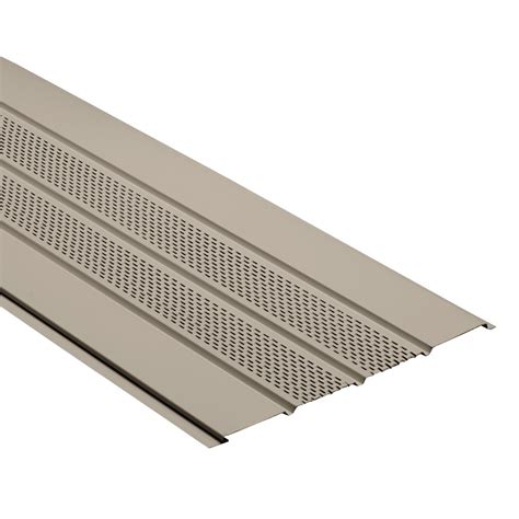 Durabuilt 16-in x 144-in 141 Clay Aluminum Vented Soffit at Lowes.com