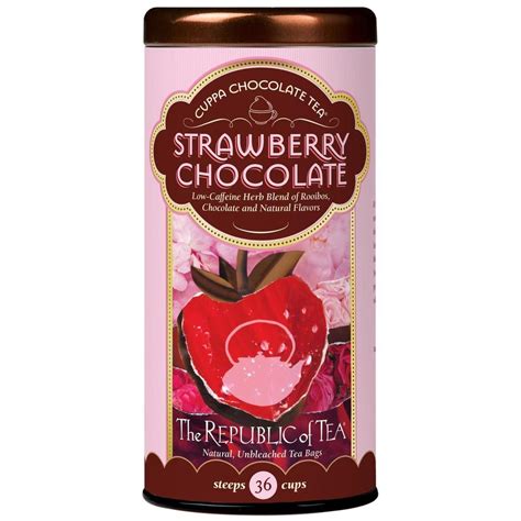 Strawberry Cuppa Chocolate Tea Bags | The Republic of Tea