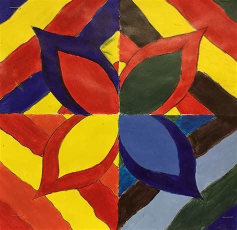 Color Theory and Balance Paintings - NEWTON BATEMAN ELEMENTARY SCHOOL