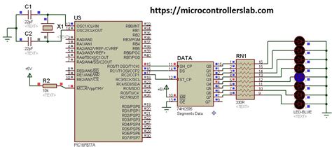 74HC595 Interfacing with Pic Microcontroller - MikroC and MPLAB XC8