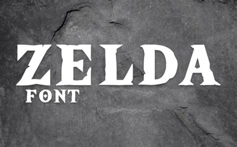 Zelda Font Free Download - Fonts Bee