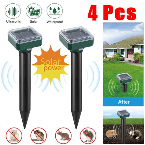 Solar Ultrasonic Animal Repellent,Electronic Ultrasonic Solar Animal ...