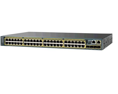 WS-C2960X-48FPS-L Switch Administrable capa L2 CISCO Catalyst 2960-X con 48 puertos PoE 10/100 ...